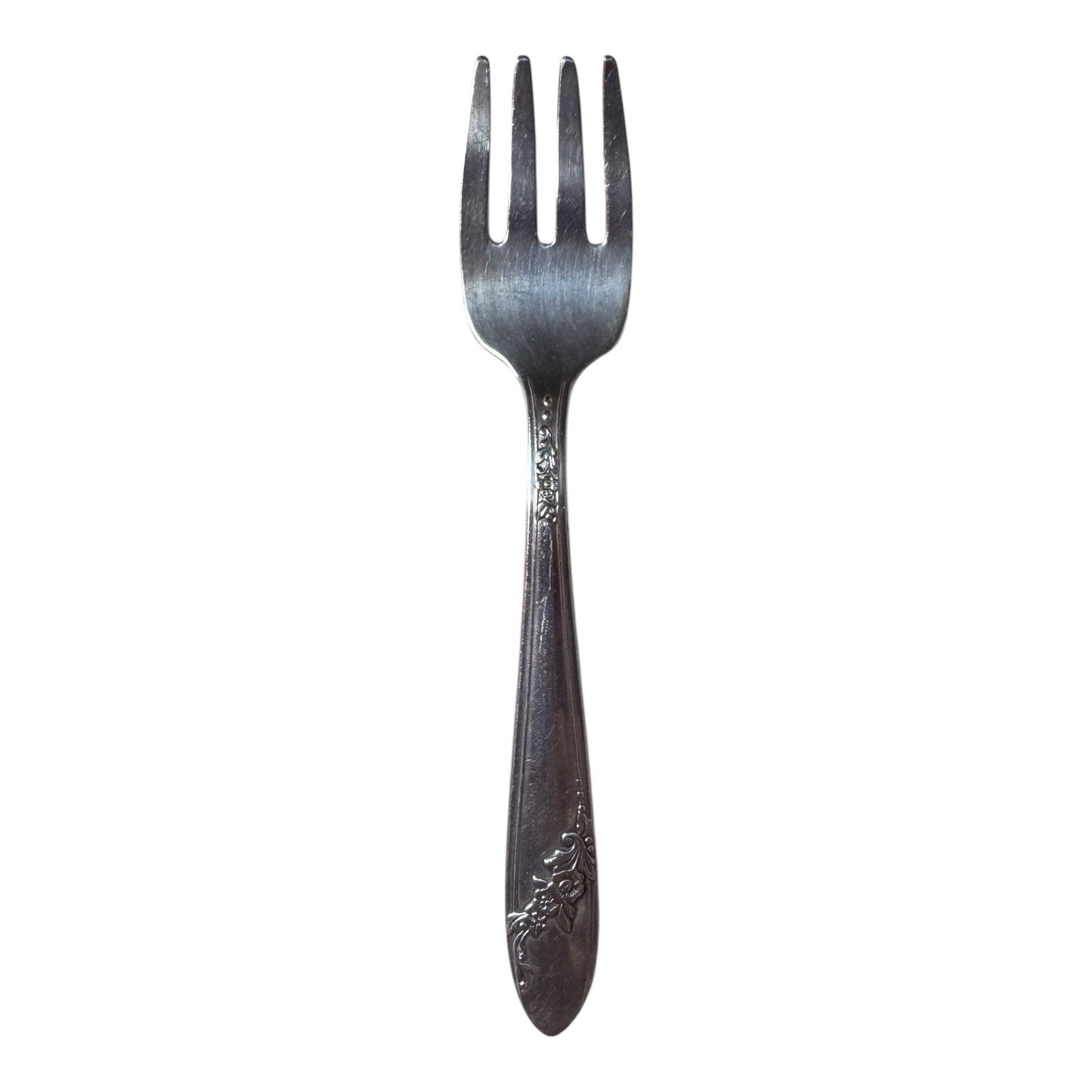 Tudor Plate Oneida Community Vintage 1946 Queen Bess II Silverplated Baby Fork