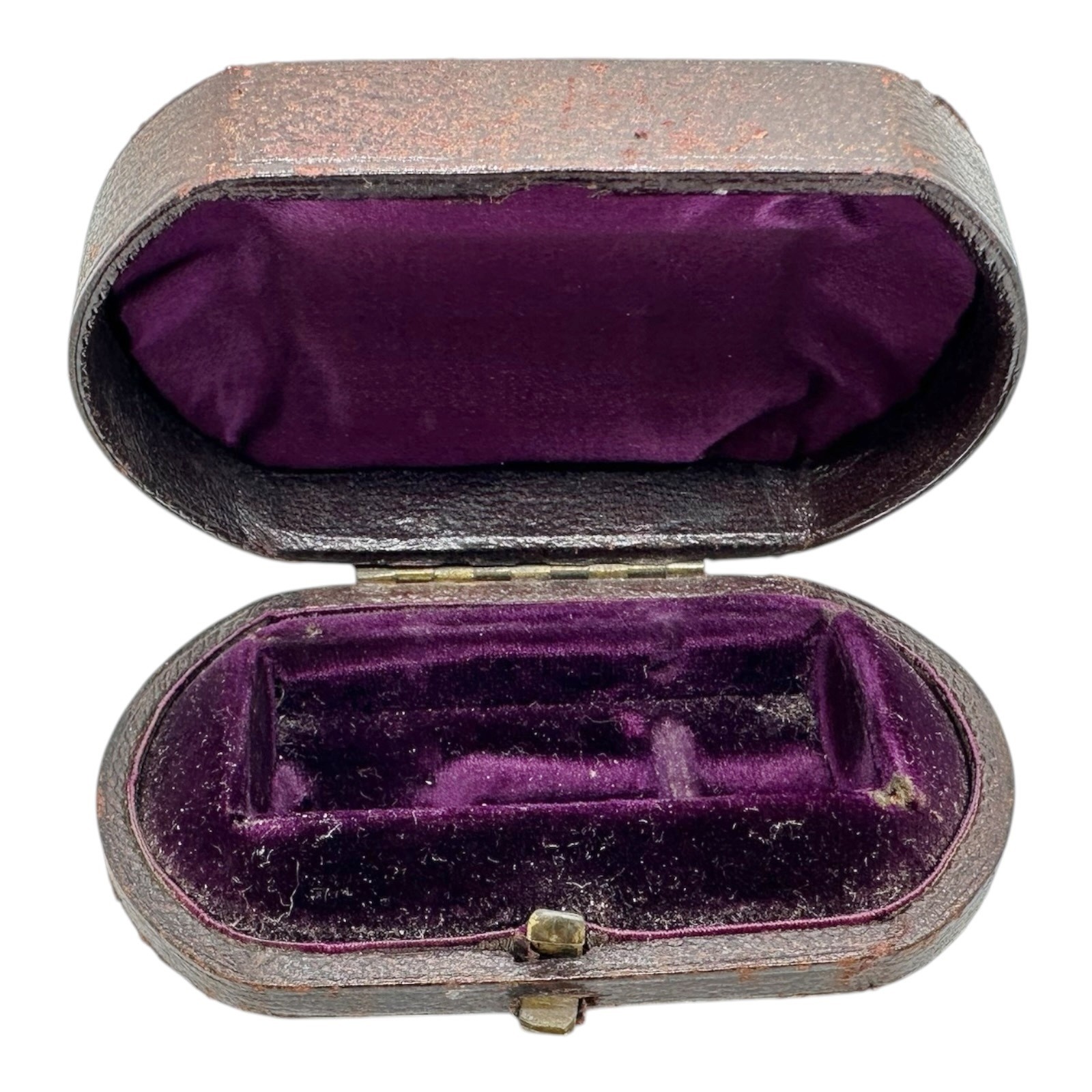 ** SAMPSON & MORDAN ** STERLING SILVER SCENT BOTTLE CASED LONDON 1883 VICTORIAN
