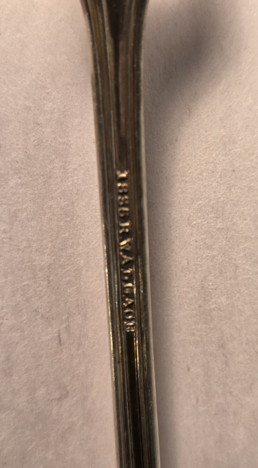 Fairfax Design Silver Plated Pickle Fork 2-tine 1835 R.Wallace