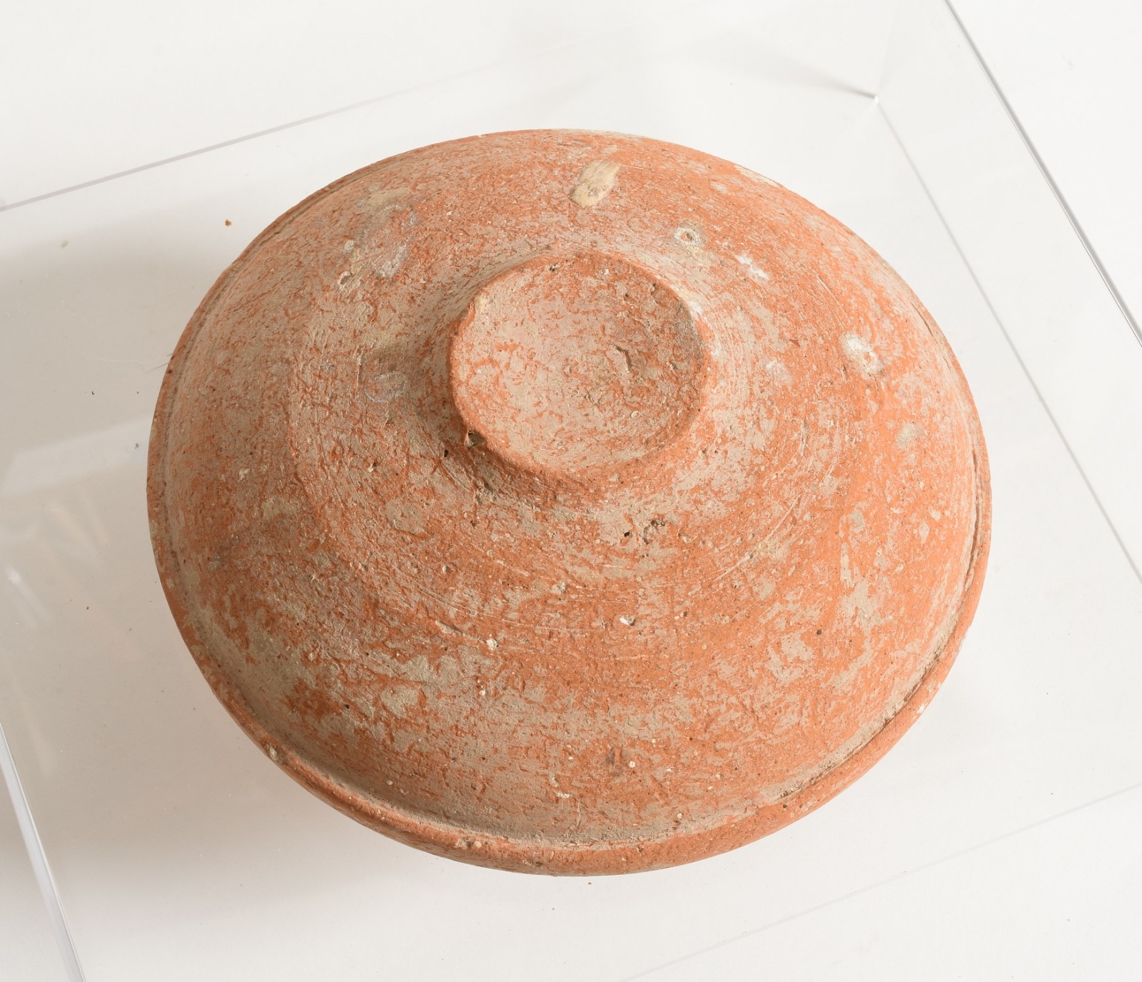 6.5″ Ancient Roman pottery utilitarian bowl. Terra sigillata, 1-4 Century AD.