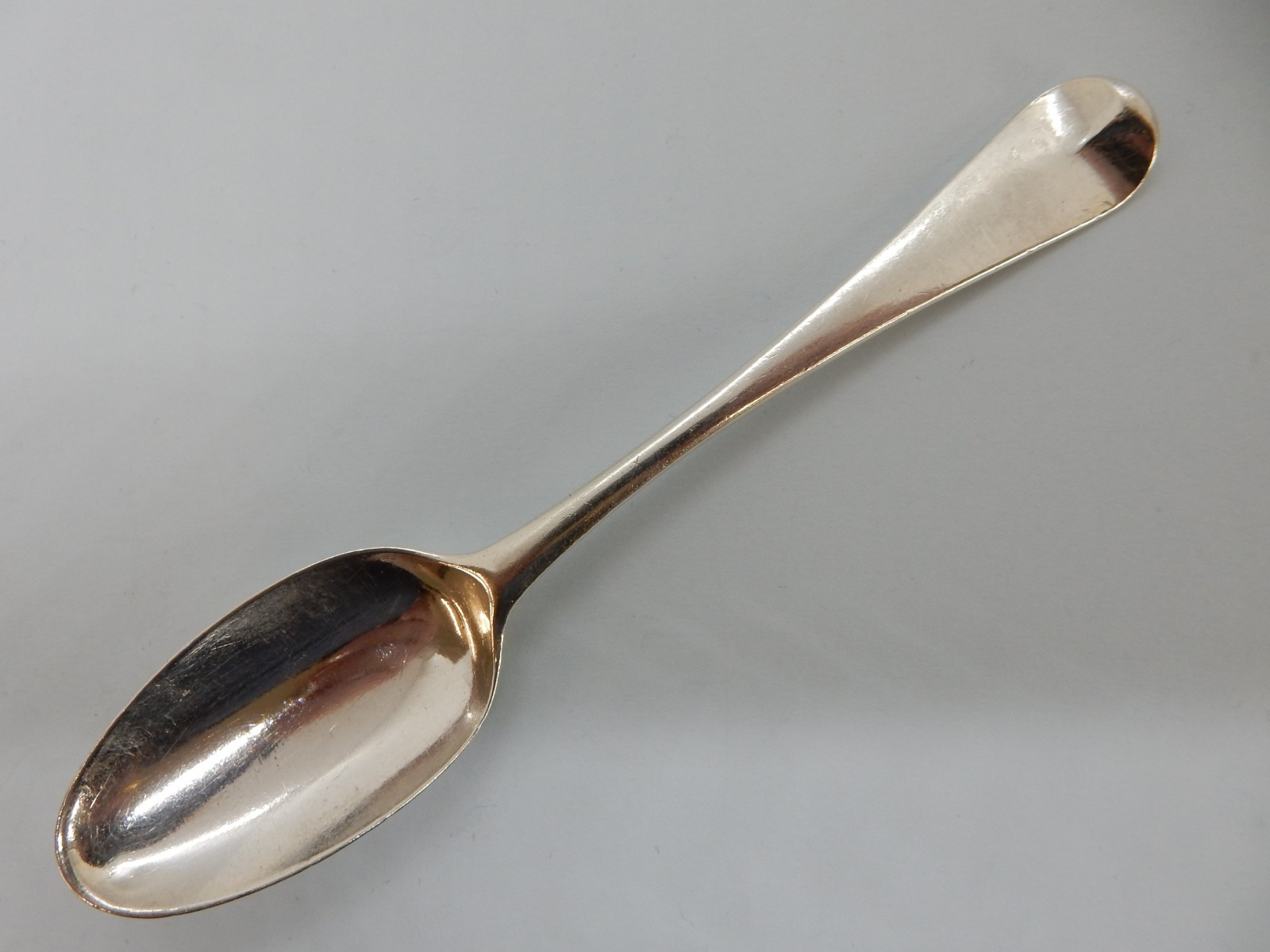 George II Sterling SILVER Hanoverian Pattern Teaspoon Richard Gosling London ‘AP