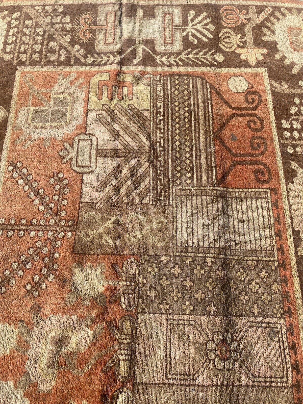 5.9 by 12 Feet Very Unusual Antique Vasari Circa 1920