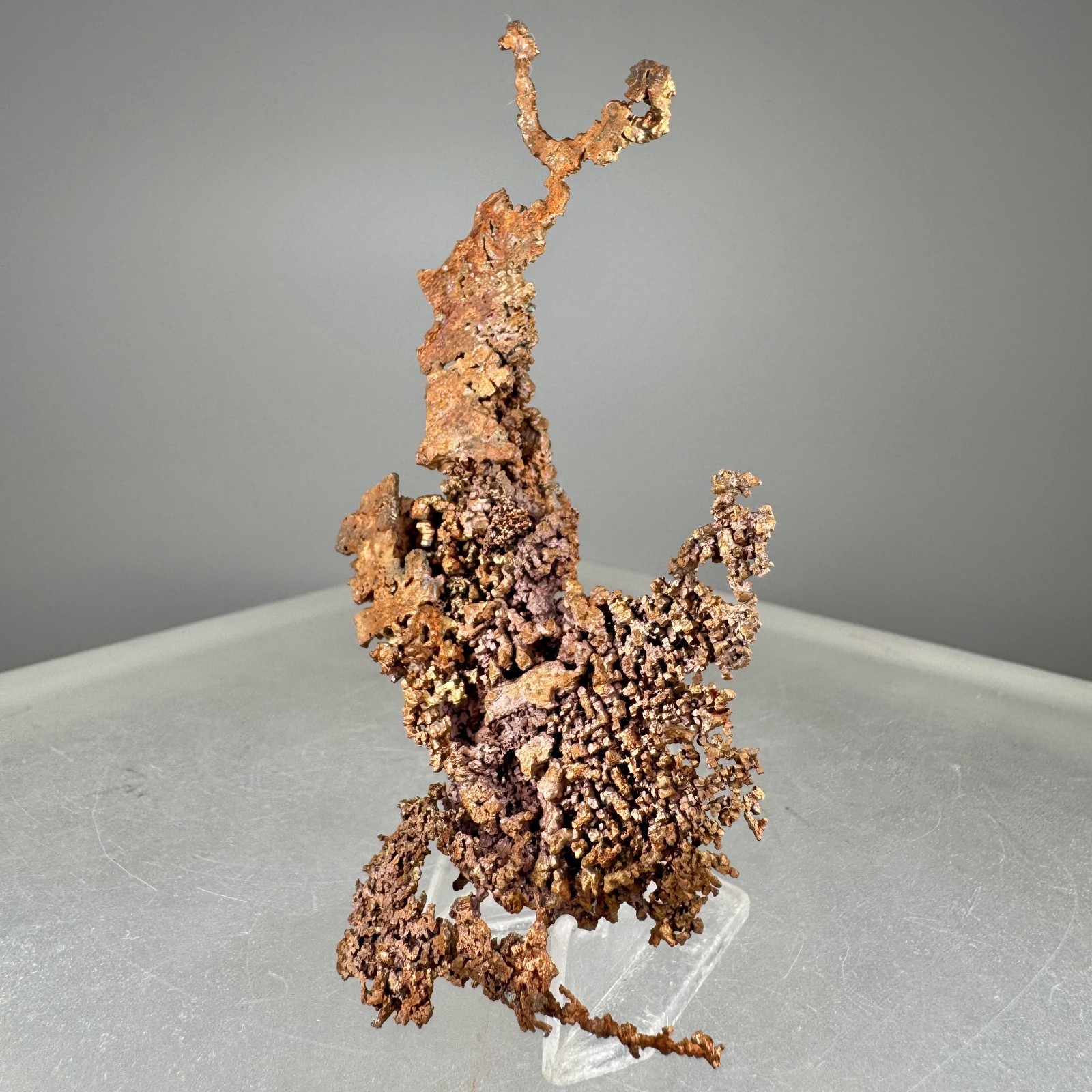 Fine Large Cubic Copper Crystal Group: White Pine mine, Ontonagon Co., Michigan