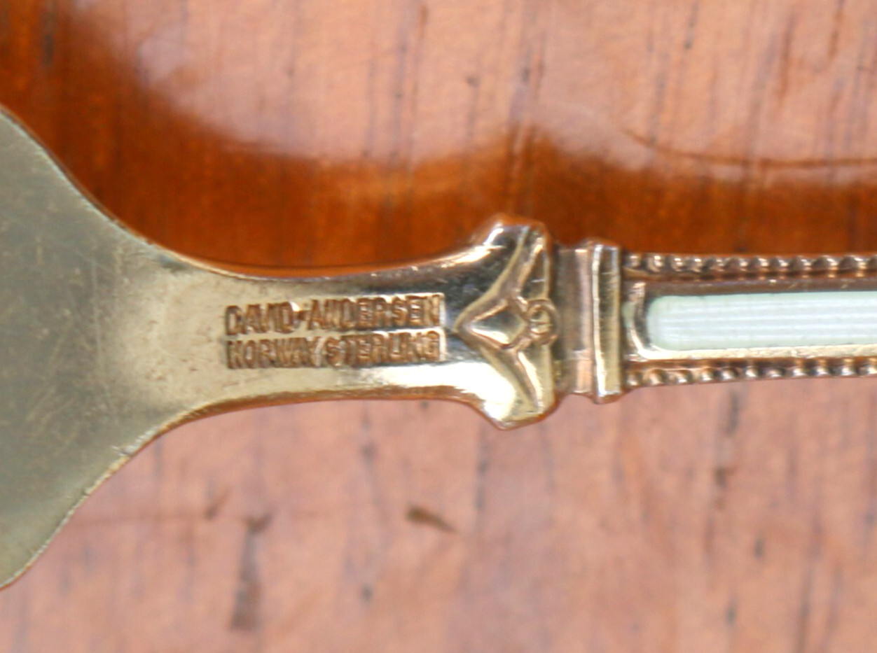 DAVID ANDERSEN Norway Sterling Silver Fork 5-3/8”