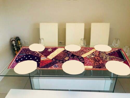 60″ Wall Hanging Patchwork Bedroom Home Decor Wall Hanging Tapestry Runner throw