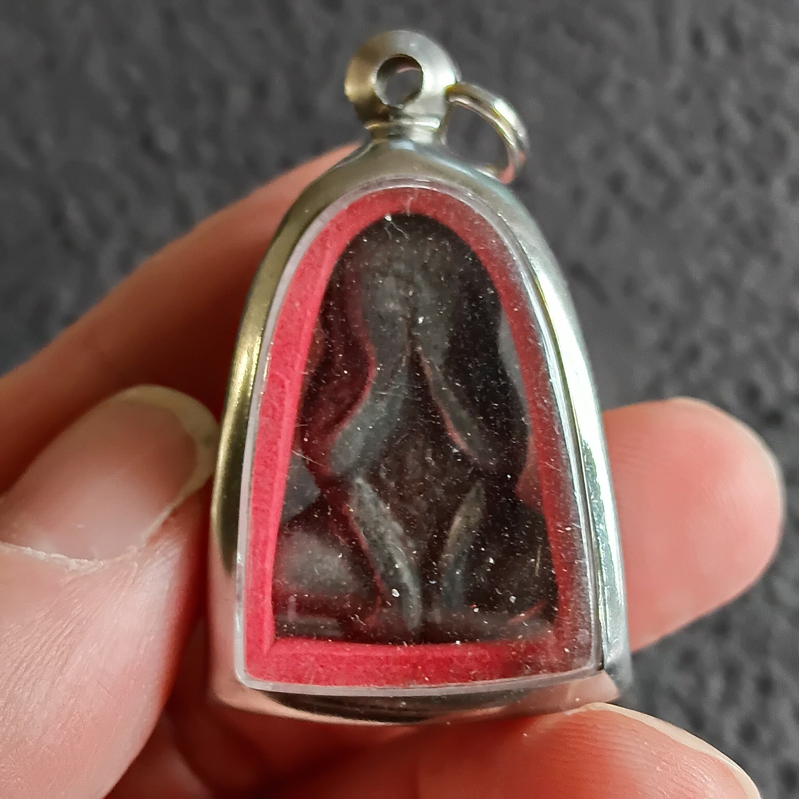 Thai Buddha Nur Takua / Holy Lead Amulet Phra Pidta Luang Phor Nak