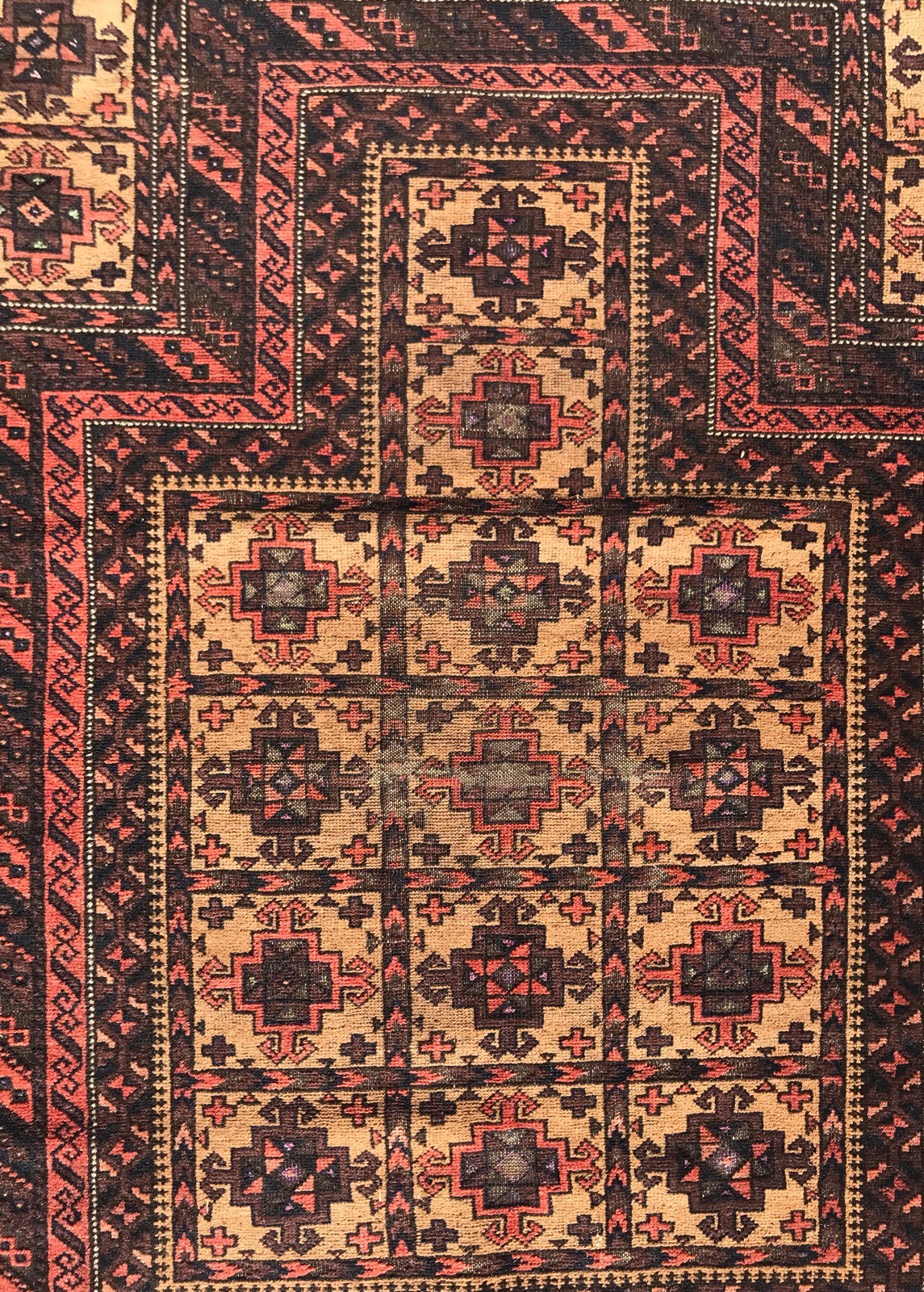 AN ABSOLUTE BEAUTY ON PRAYER BALUCHSTAN TRIBAL RUG