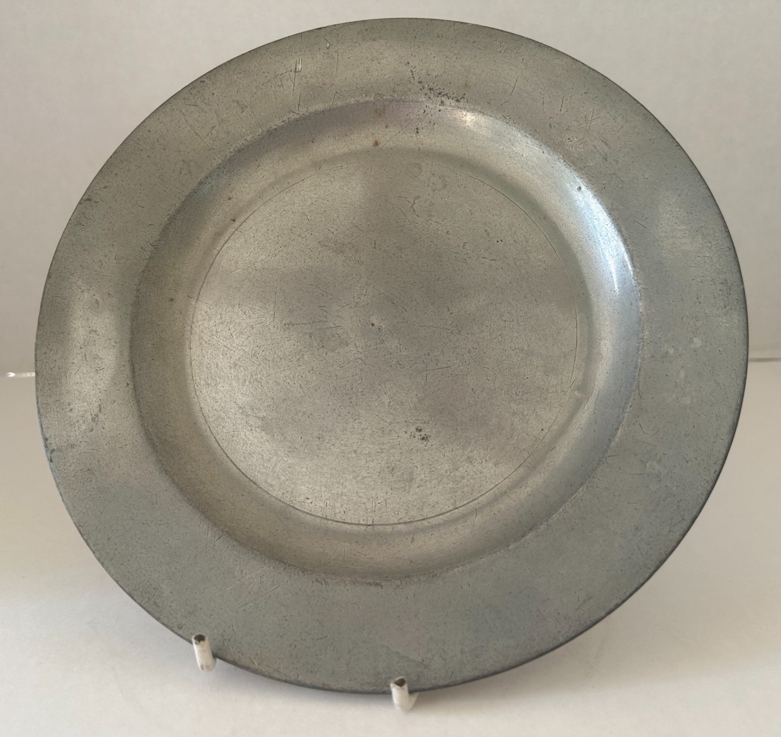 George III pewter plate by William Cooke of Bristol c1812