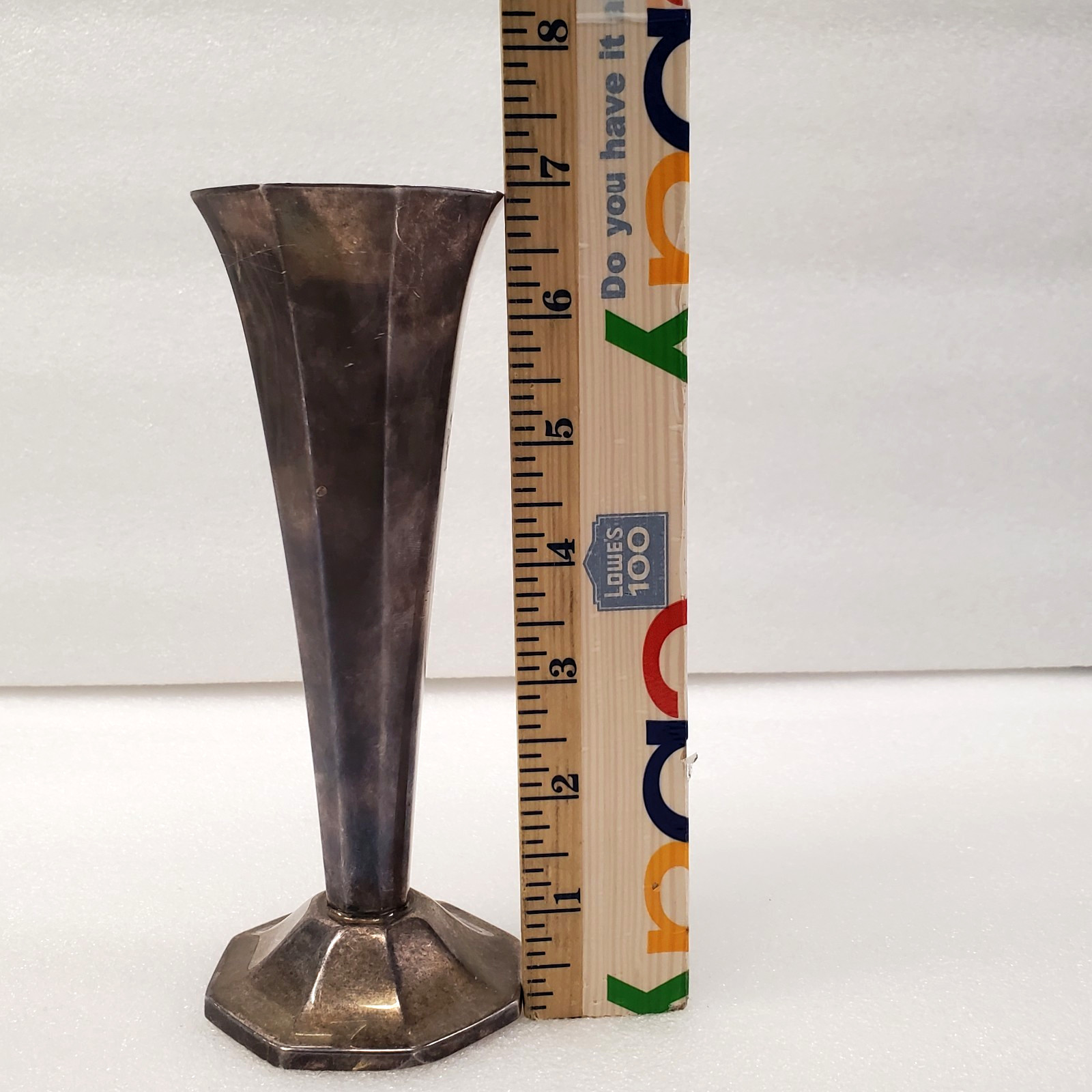 VENICE SIMPLON ORIENT EXPRESS Vintage ERCUIS Silver Plated Trumpet Vase Railwaya