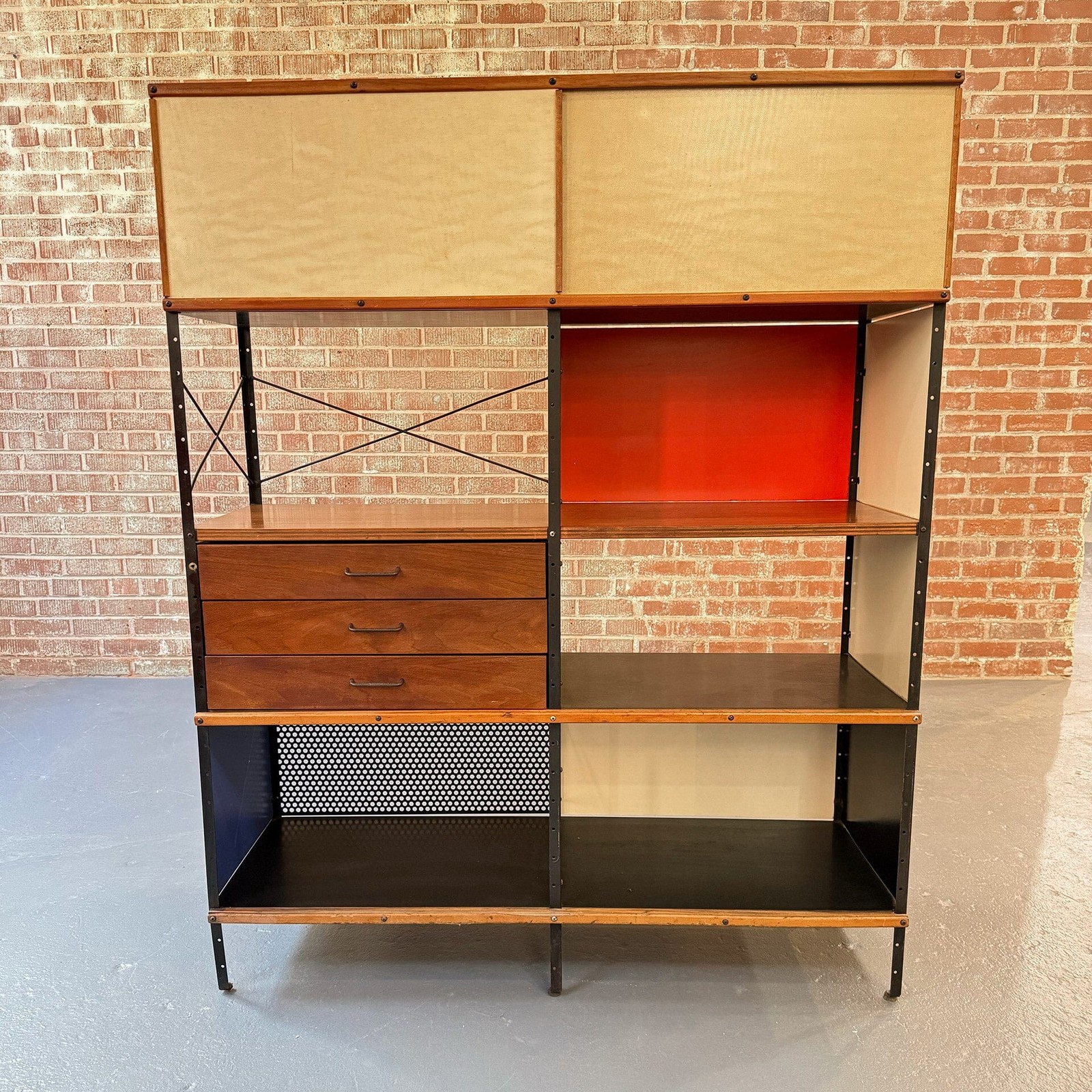 1st Generation Eames Storage Unit ESU Herman Miller 1950s Vintage MCM