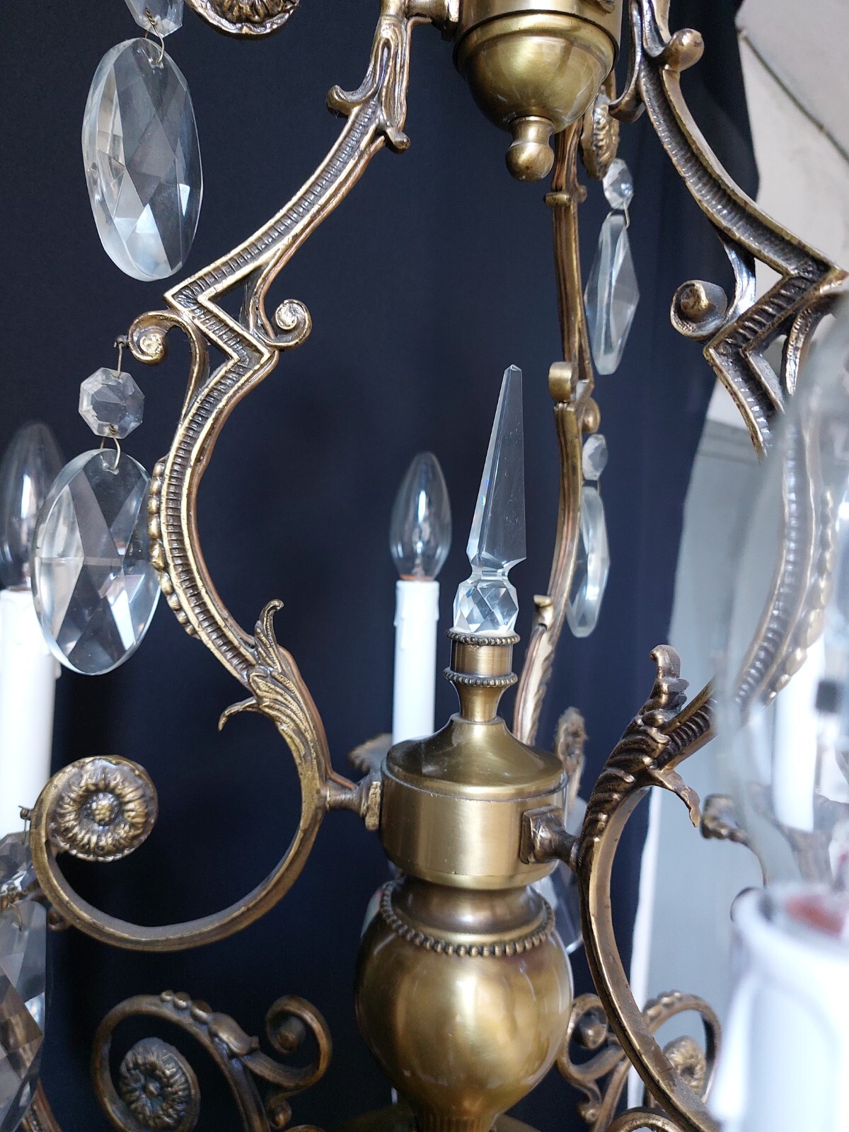 Chandelier Large Vintage Ceiling Light Lamp Lighting Fixture 6 Lights