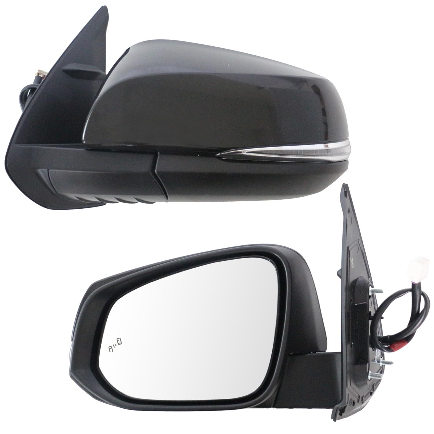 Left Driver Side View Mirror Replacement for Toyota Tacoma 2016-2023 Parts