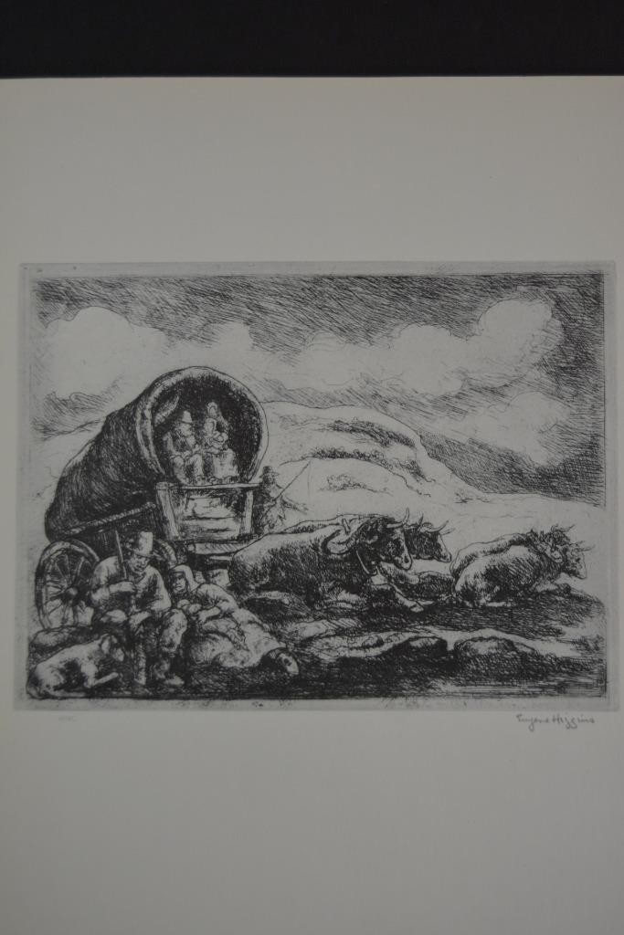 Pioneers Resting by Eugene Higgins Wall Art Vintage Art Print Antique 1930’s
