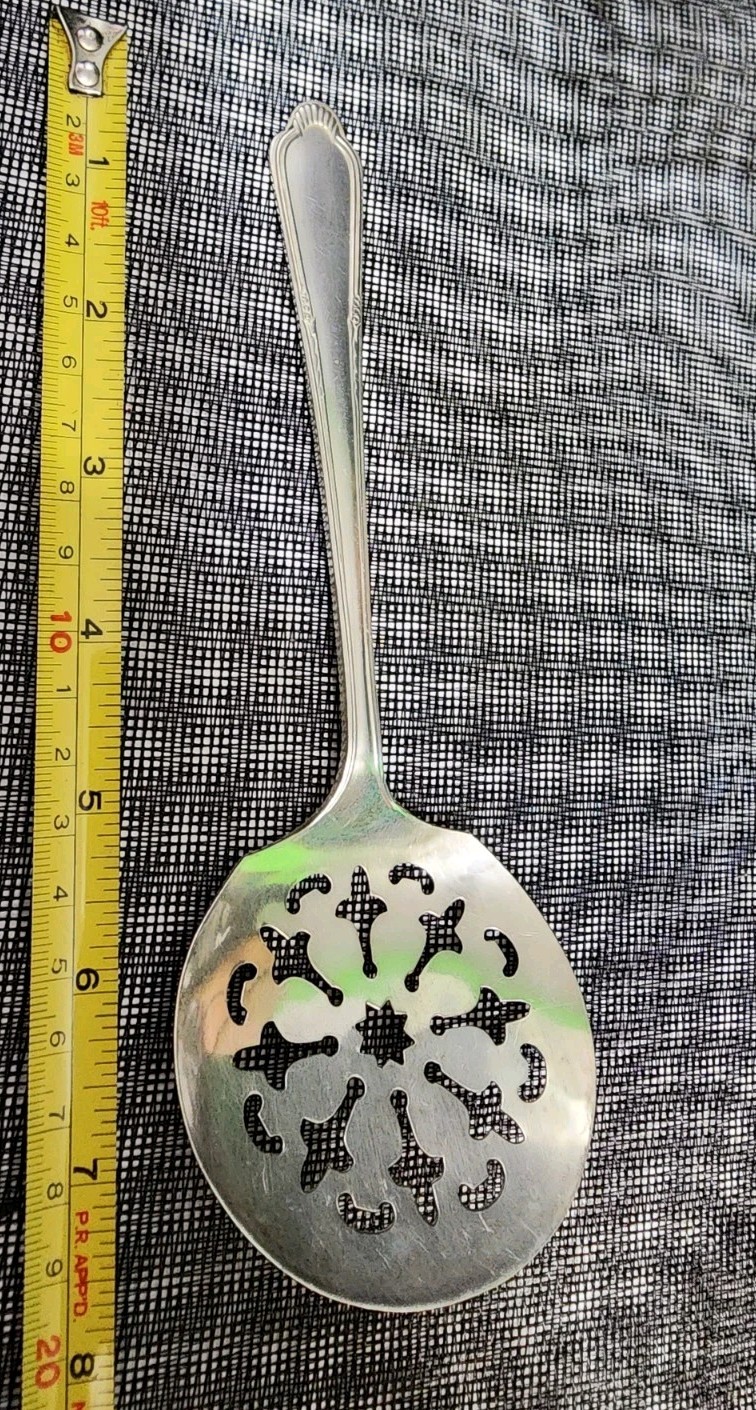 ✅️ WM ROGERS ART DECO c1934 LAUREL AKA HELENE PTRN SILVERPLATED TOMATO SERVER🍅