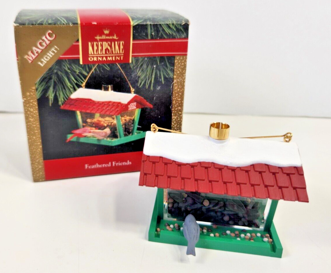 HALLMARK KEEPSAKE FEATHERED FRIENDS MAGIC LIGHT 1992 QLX709-1