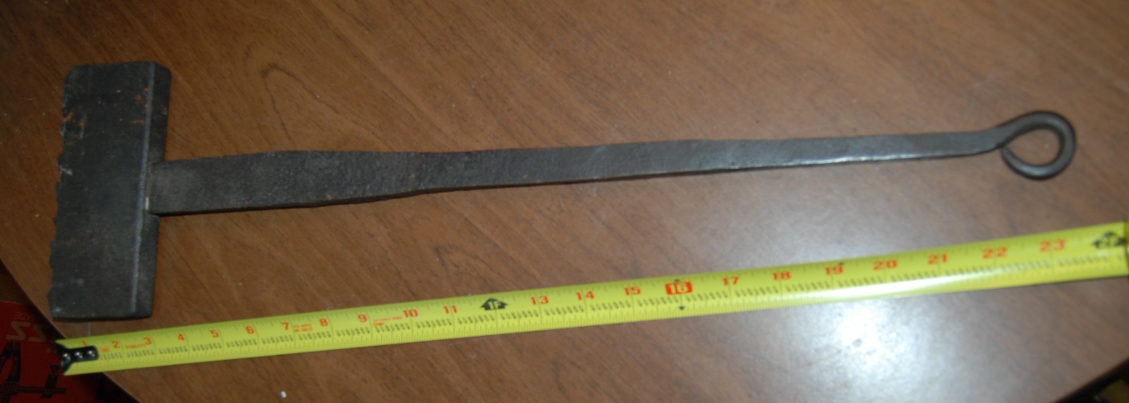 Antique Hand forged 18th century Revolutionary War Era branding Iron C. HARLOW