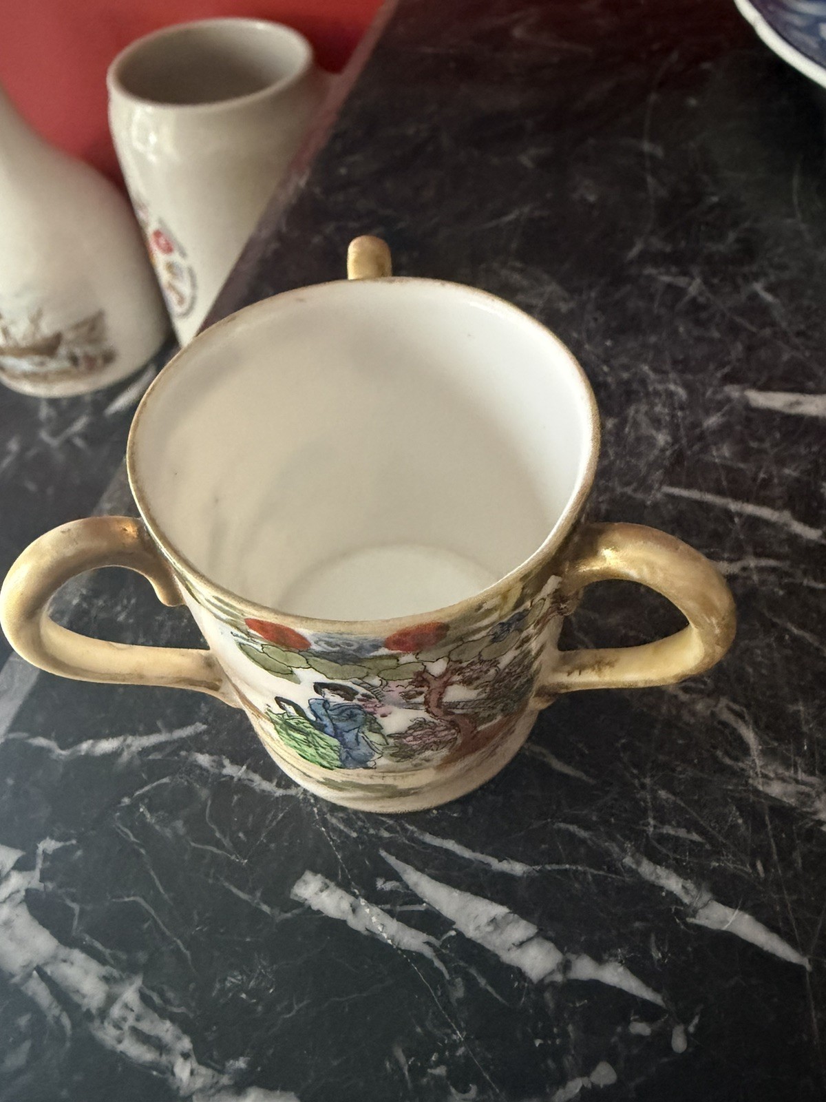 Rare Antique NORITAKE Toothpick Holder