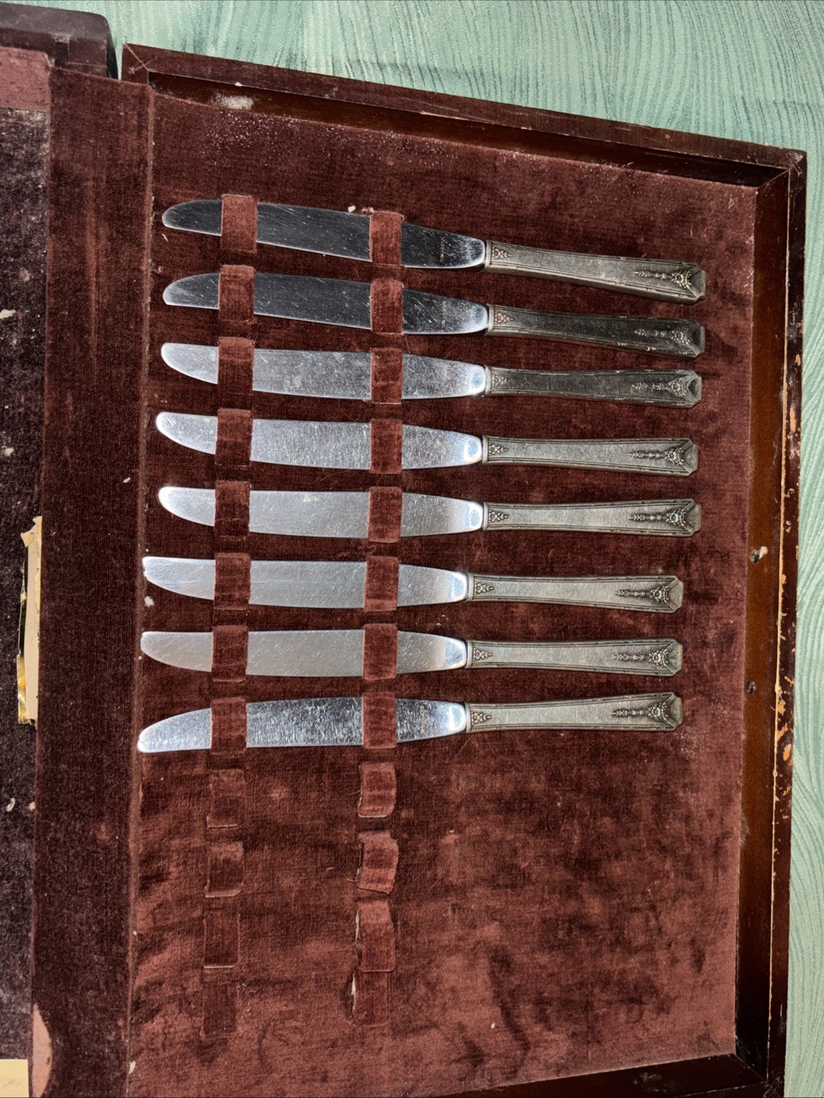 Oneida Community MILADY pattern Silver-Plate 5 pc Set x 8 + 3 = 50 Total