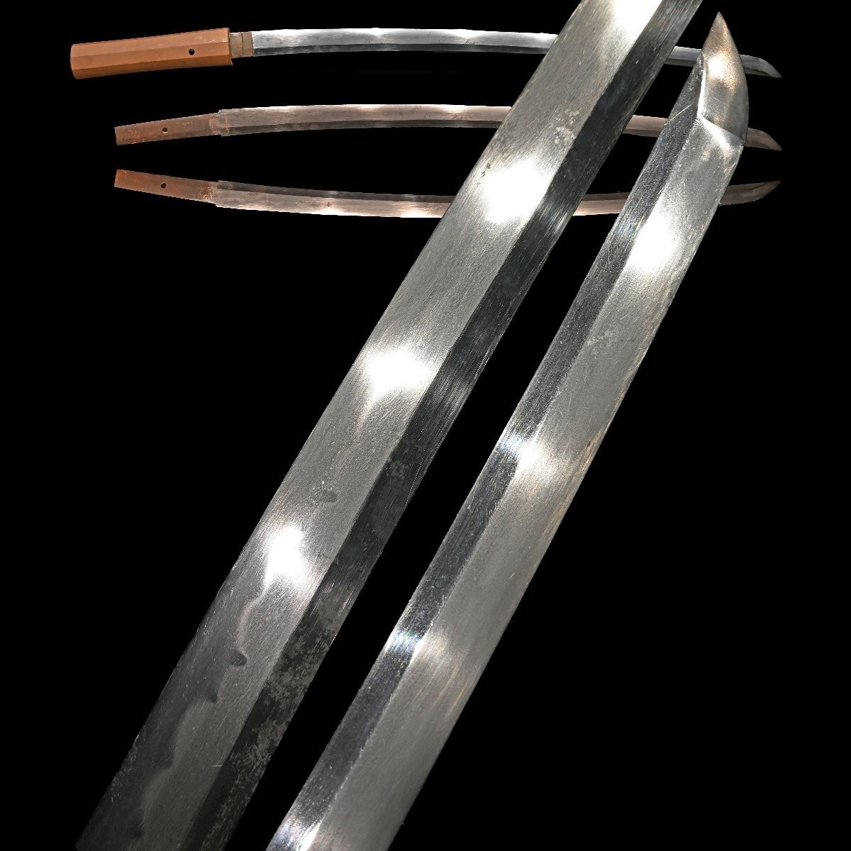 KATANA 刀 “ Mumei ” 無銘 Japanese Real Sword 63.4 cm Shirasaya 白鞘 Samurai Antique