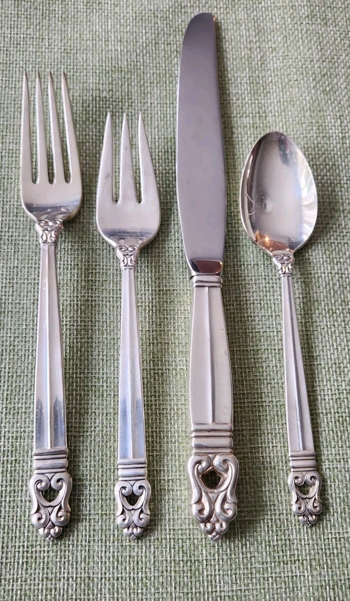 Estate – Royal Danish by International Sterling 4pc Luncheon Place Setting
