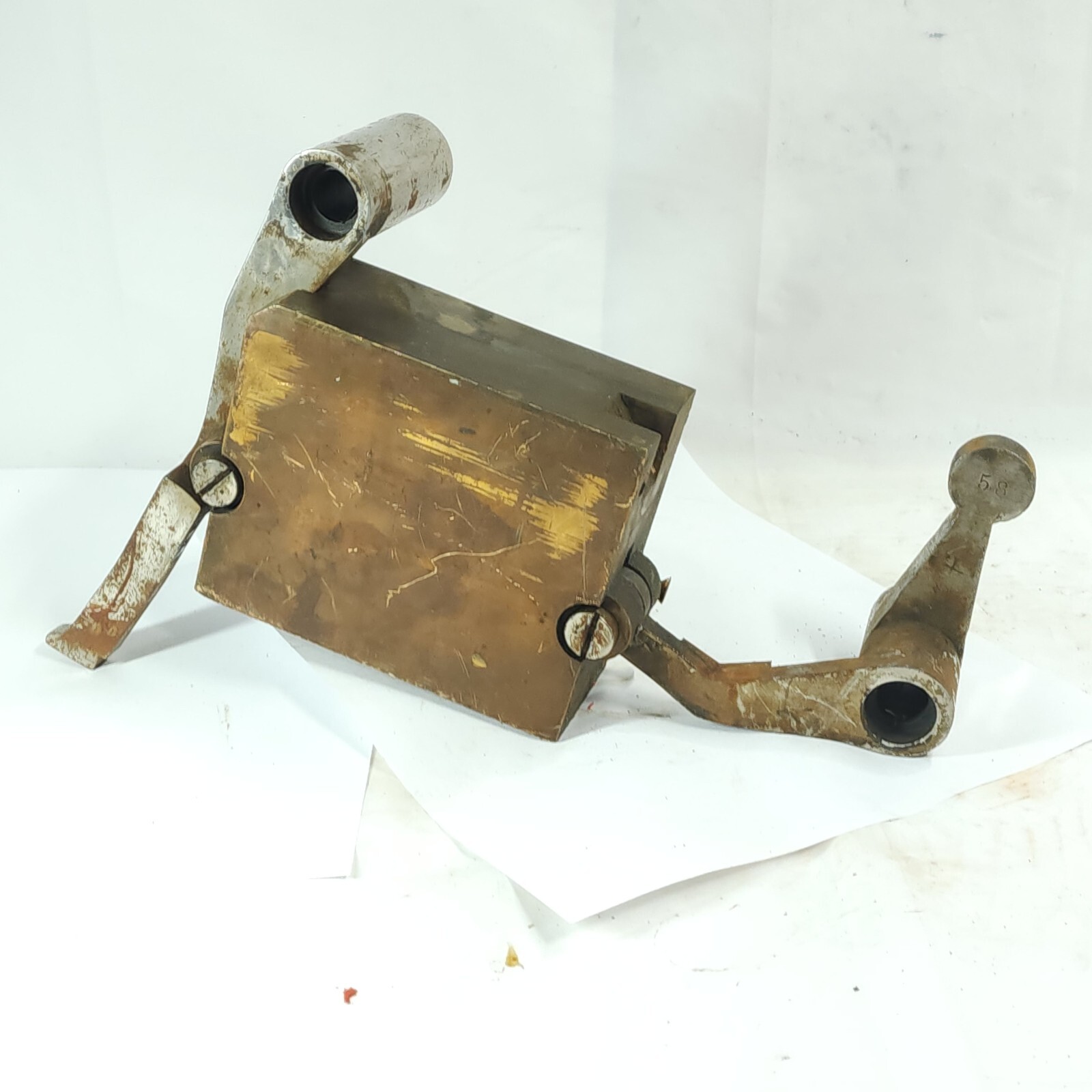 Antique Hall Safe Part- extremely heavy, metal filled