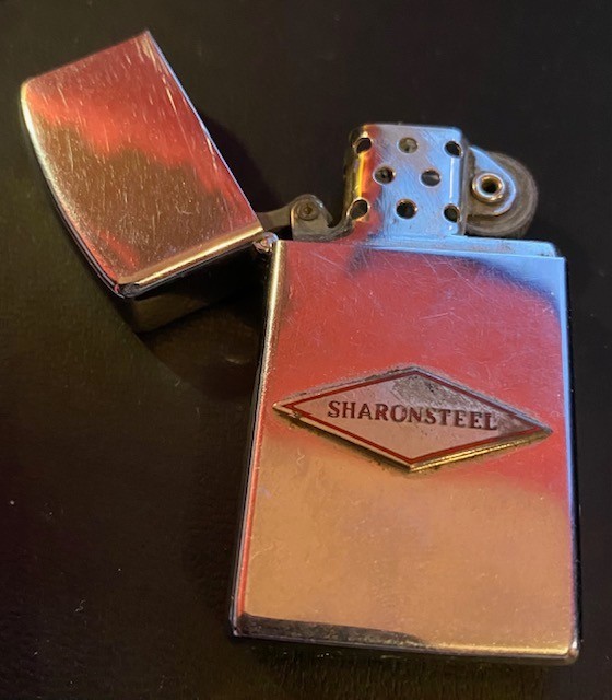 Sharon Steel Mill zippo lighter 1960’s Shenango Valley Sharon, PA