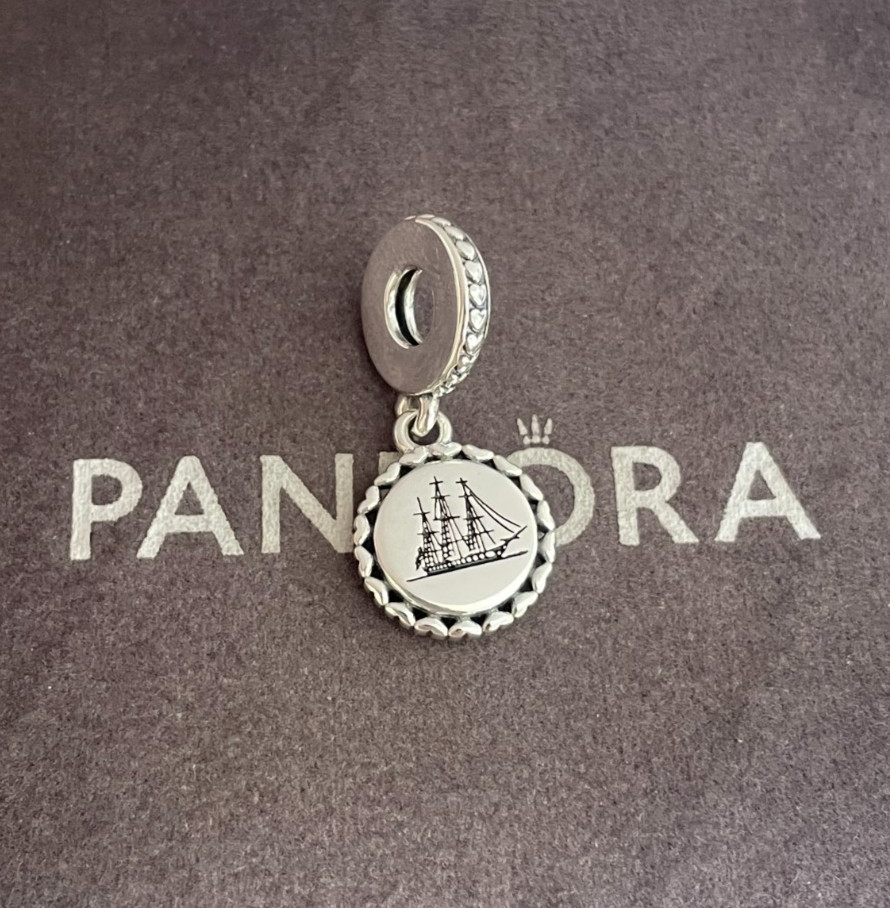 Pandora Boston Exclusive Charm Pendant S925 Sterling Silver Pre-owned