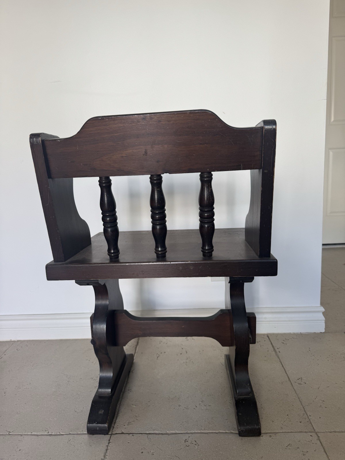 Church Chair / Pew / Bench. Solid Oak. Antique Carved