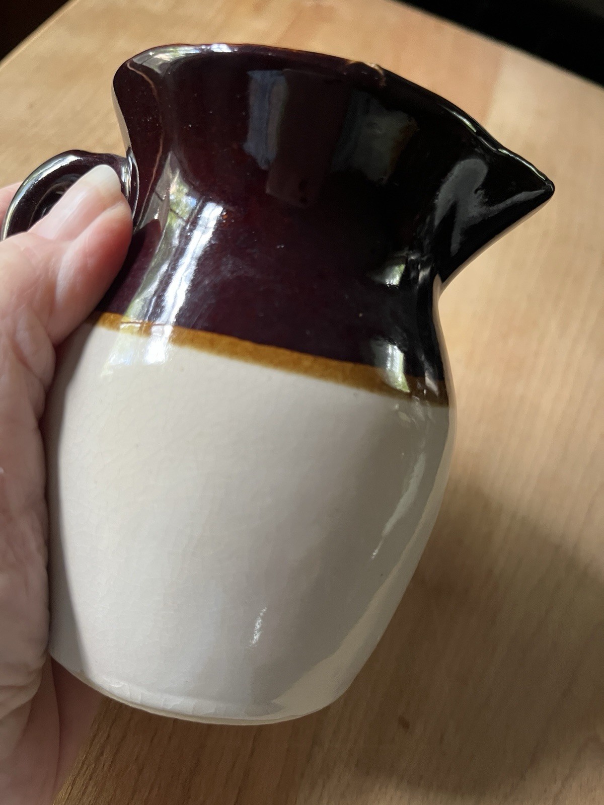 Vintage Roseville Ohio USA Stoneware Pottery Pitcher RRP CO. Collectible