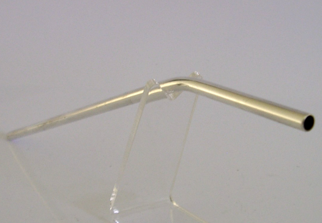 NOVELTY ENGLISH STERLING SILVER COCTAIL MIXING STRAW 2008 BARWARE