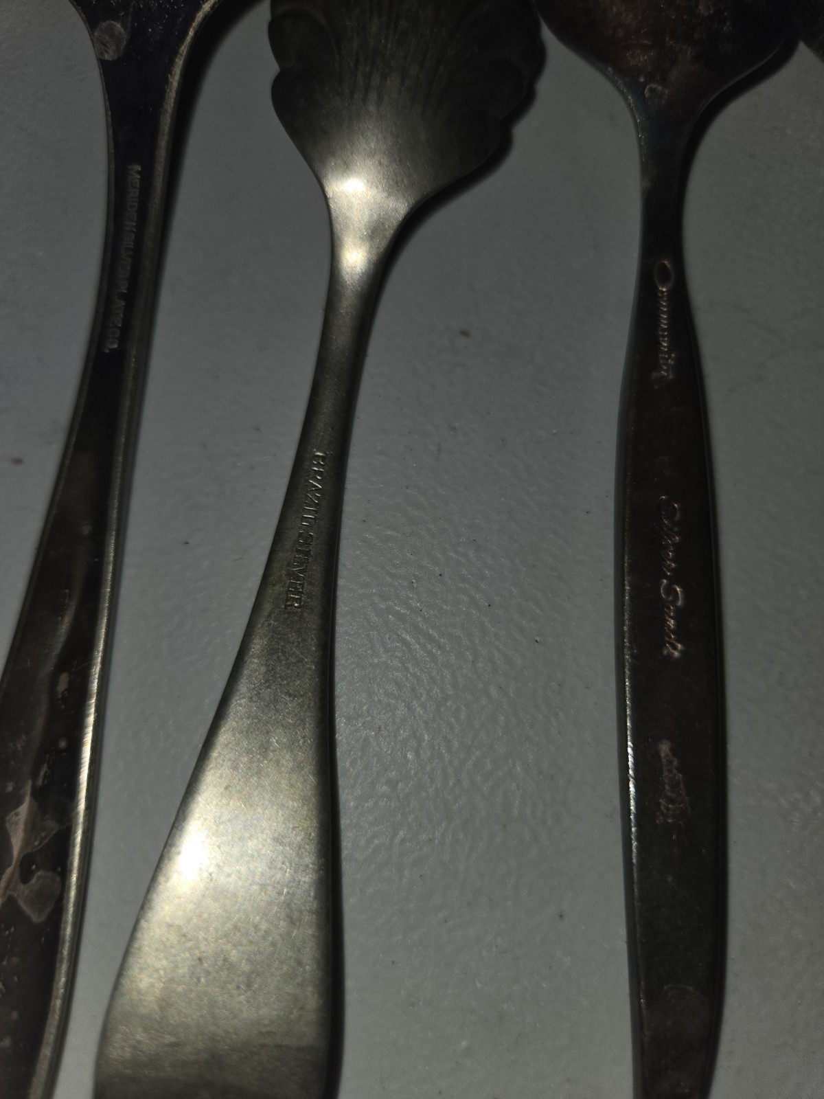8 Pc Silverware Mixed Lot Silver Plated Silver Toning