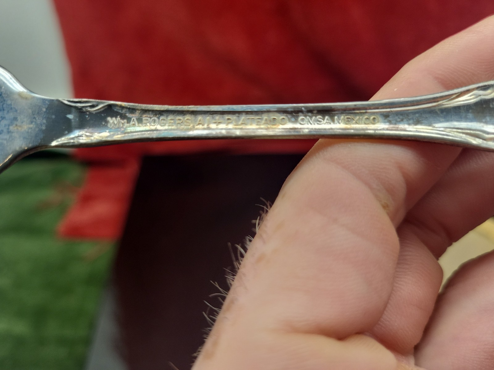 The Diet Fork – Christopher’s Hand 1977 William Rogers Silver Plate Mexico