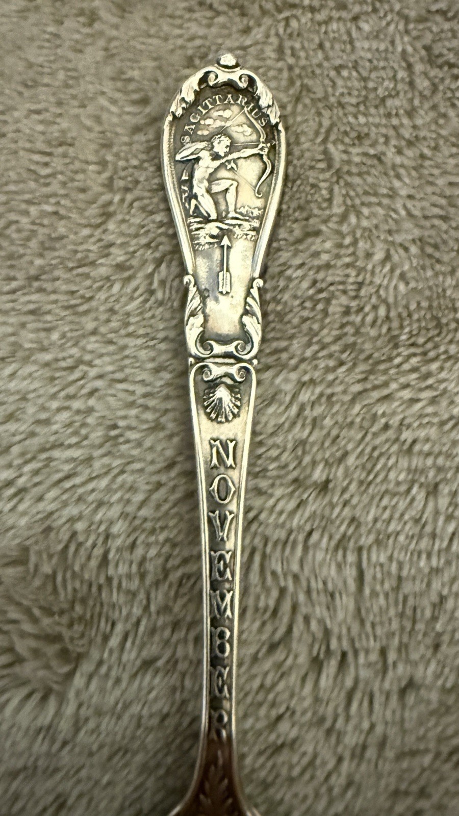 Zodiac By Gorham 3 Sterling Silver Spoons -Virgo, Pisces, Sagittarius 4 1/8″