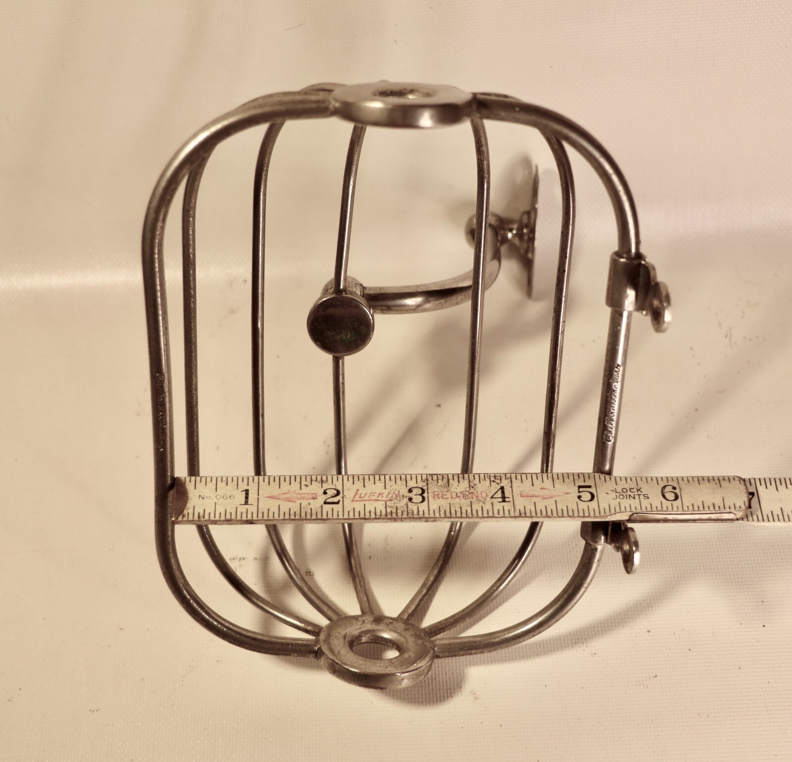 ANTIQUE BRASSCRAFTERS WALL MOUNT SPONGE HOLDER NICKEL OVER BRASS