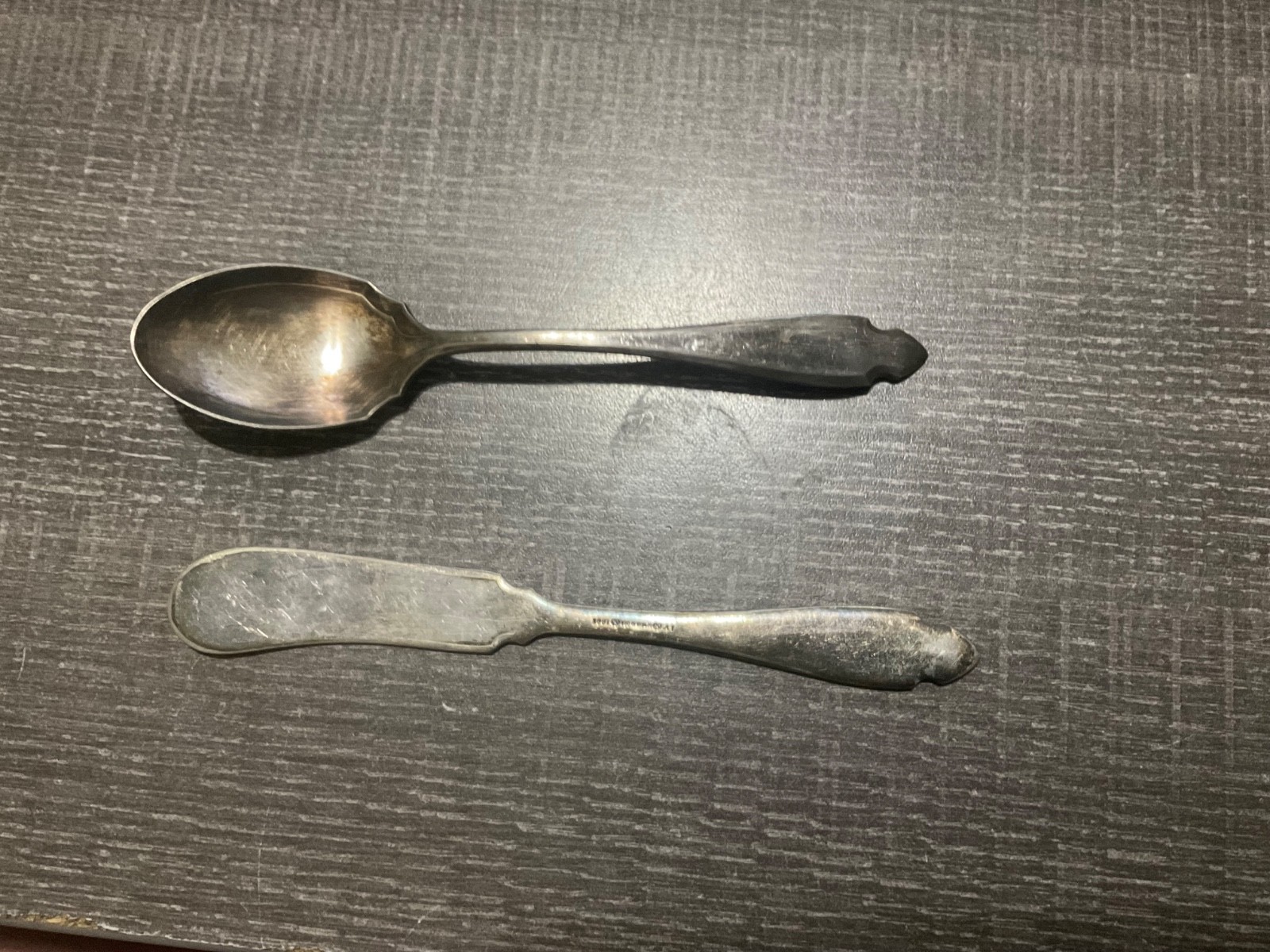 Rare Vintage 1847 WM Rogers Bros. Flatware Cheese/Butter Knife & Spoon