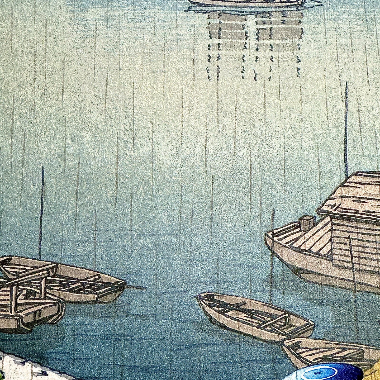 Kawase Hasui Woodblock Print: Continuous Early-Summer Rain Ukiyo-e Samidare