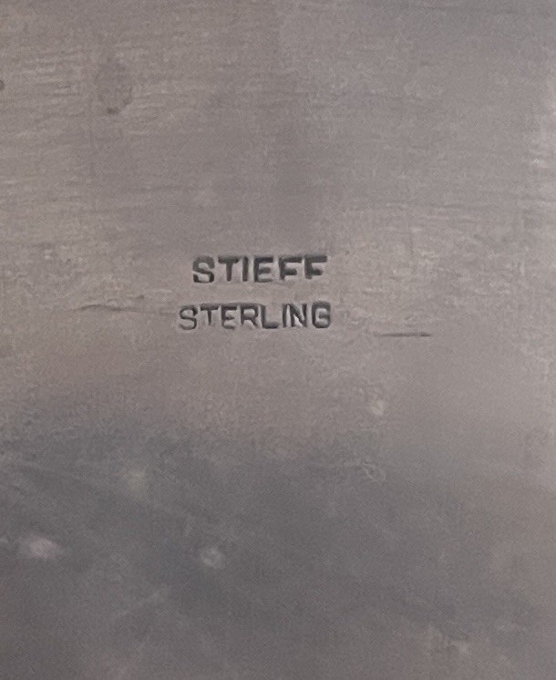 Stieff Sterling Silver Plate 8 Inches 7,8 oz