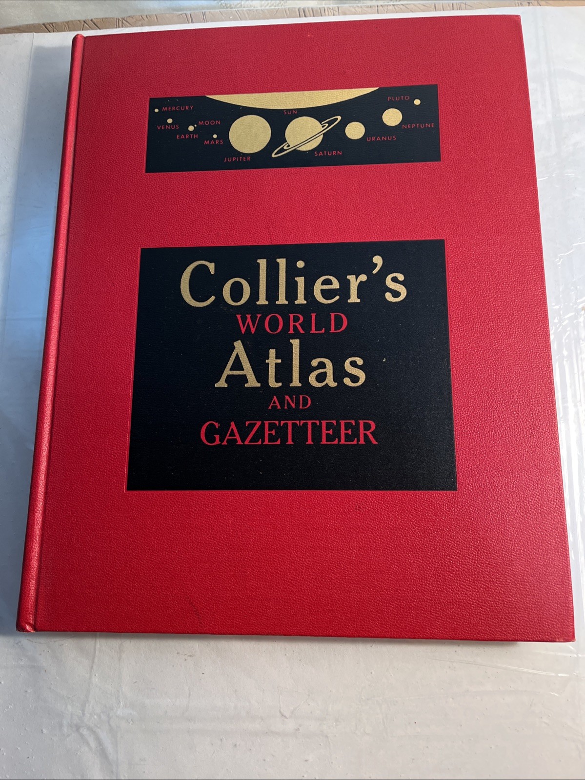 Collier’s World Atlas and Gazetteer Vintage 1955 City Maps, Population, Economy