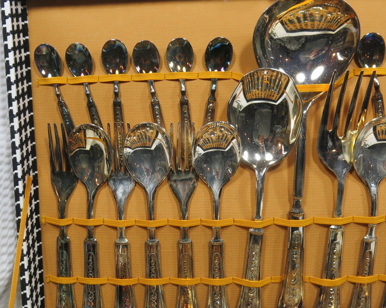 Italian Silverplate Silverware With Box 50+ Pieces (Set 6)