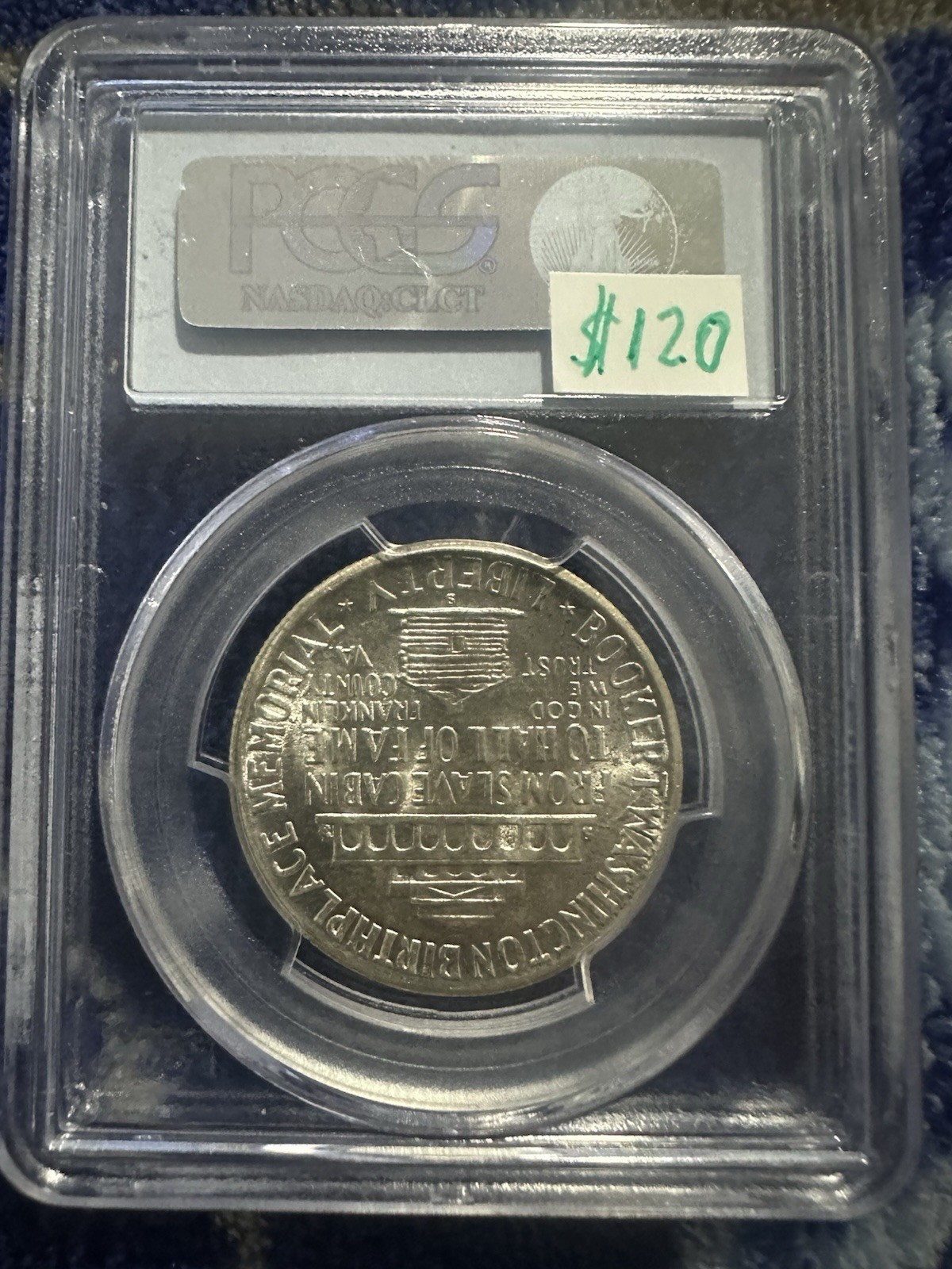 1946-S Booker T Washington Commemorative Half Dollar, MS65 Only 500k Minted