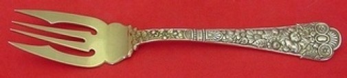 Cluny by Gorham Sterling Silver Fish Fork Gold Washed Original 6 3/4″ Heirloom