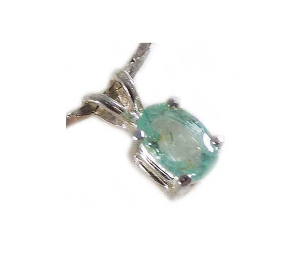 19thC Antique ½ct Emerald+Silver Pendant: Ancient Islam Moghul India Koran Verse