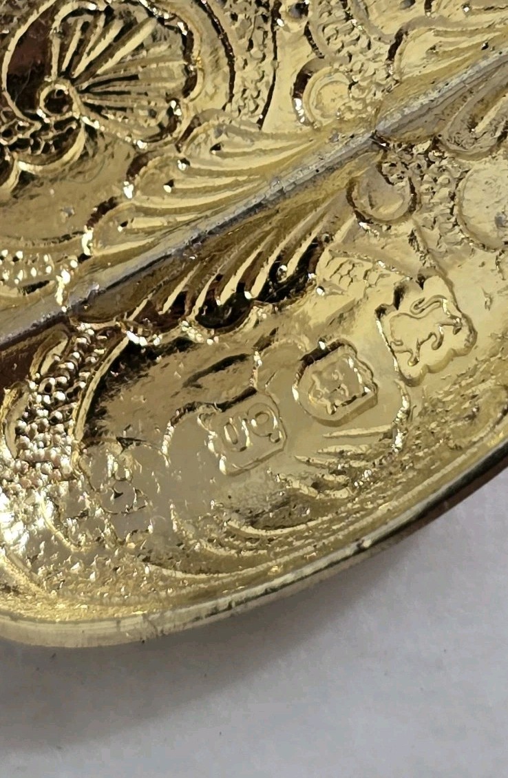 Commemorative Sterling silver Spoon. London 1902 . By Wakely & Wheeler