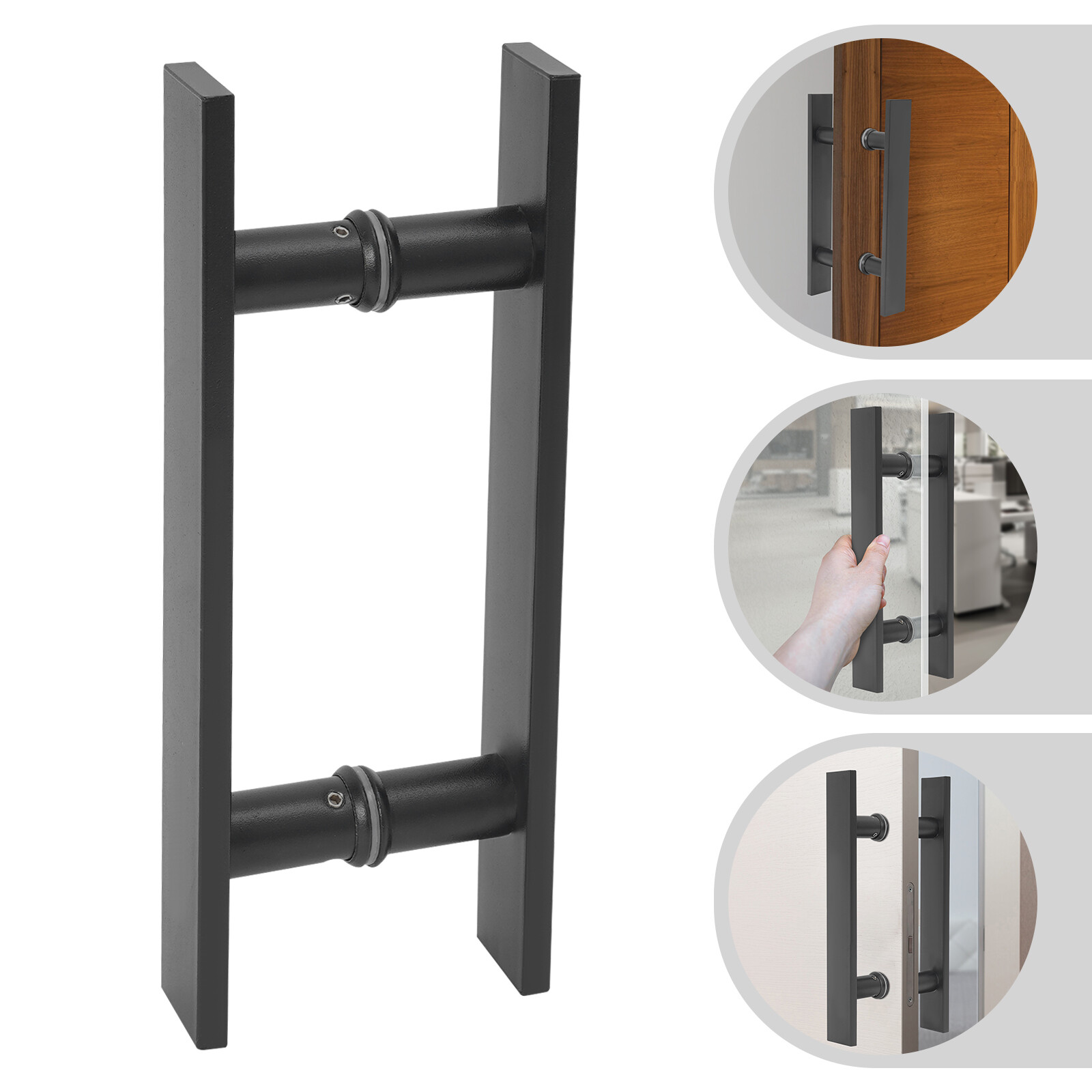 Door-mounted Door Pull Handle For Sliding Barn Door Push Pull Door Handle