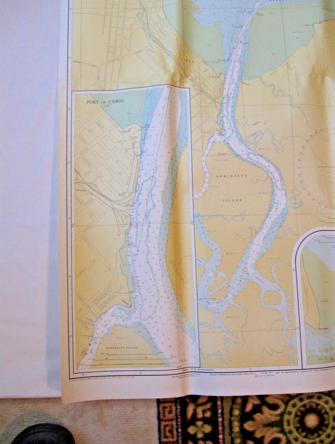 NAVIGATIONAL CHART / MAP # AUS 262 – PLANS OF CAIRNS AND COOKTOWN – AUSTRALIA