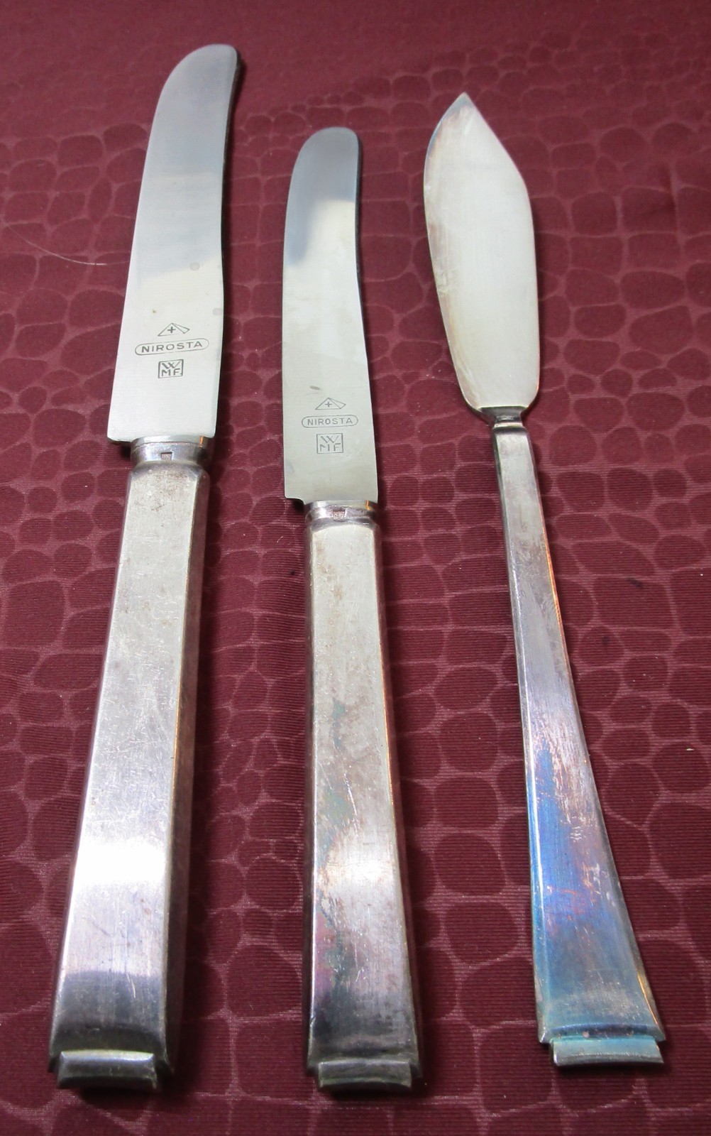 FACEON German Silverplate 64 Pc Flatware Mid Century Modern No Monograms lot