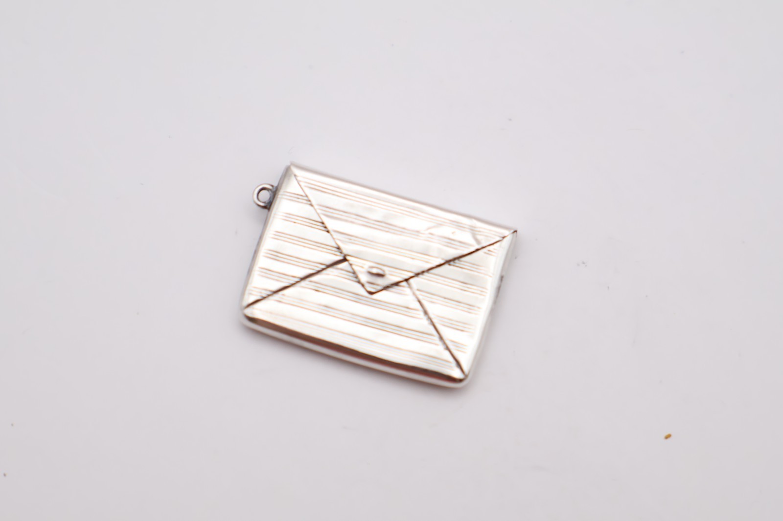 Antique Sterling Silver Novelty Stamp Envelope Case Stamped Sterling