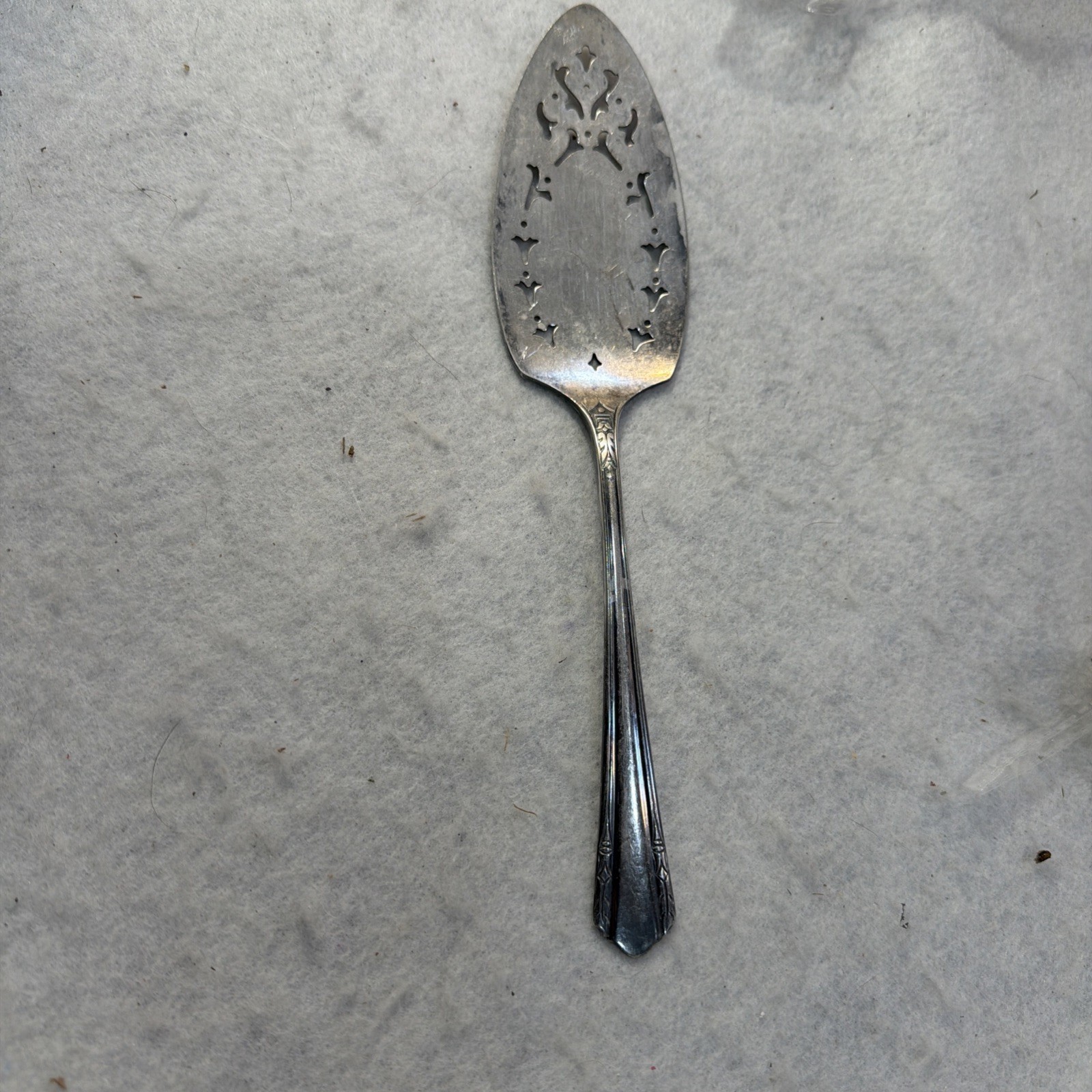 SL&GH ROGERS c1929 A1 Plus BERKELEY PTRN SILVERPLATED PIE PASTRY & CAKE SERVER2