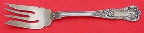New Queens by Gorham Sterling Silver Cold Meat Fork 7″