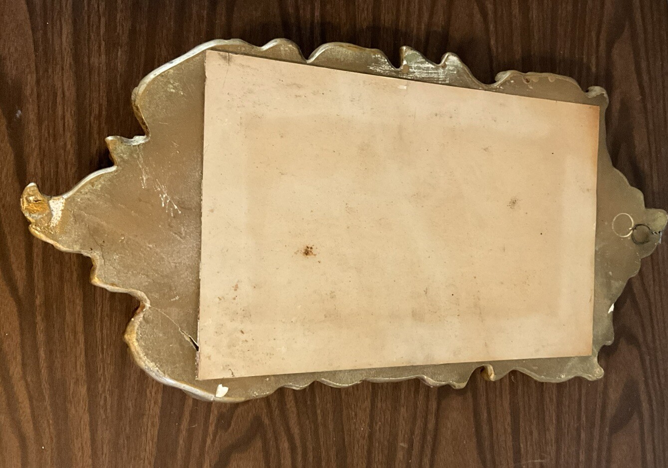 Regency Gold Gilt Mirror Rococo with Shelf Wall Decor Victorian Vtg Wall Decor
